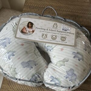 Dinosaur Print Infant Support Pillow